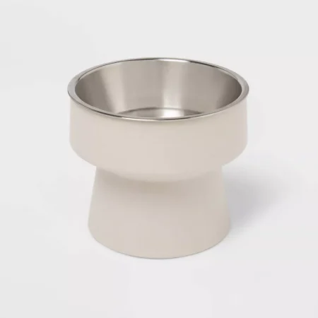 Elevated Dog Bowl - Gray - 3.5 Cup