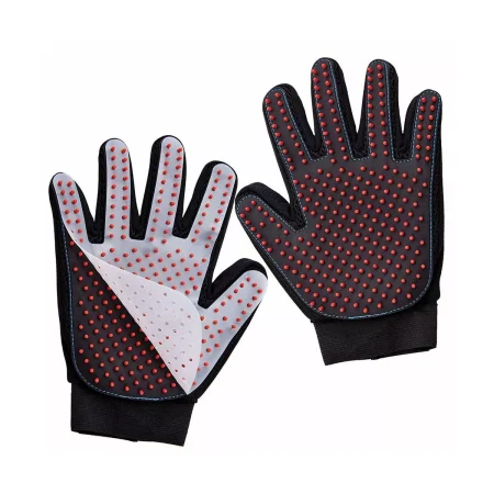 Katziela Silicone Pet Grooming Glove – Premium Five-Finger Deshedding Brush for Dogs and Cats Pack